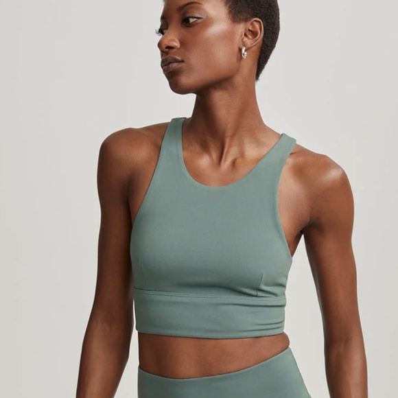 Varley Let’s Move Harris Bra | Dark Forest | Size L - Picture 6 of 7